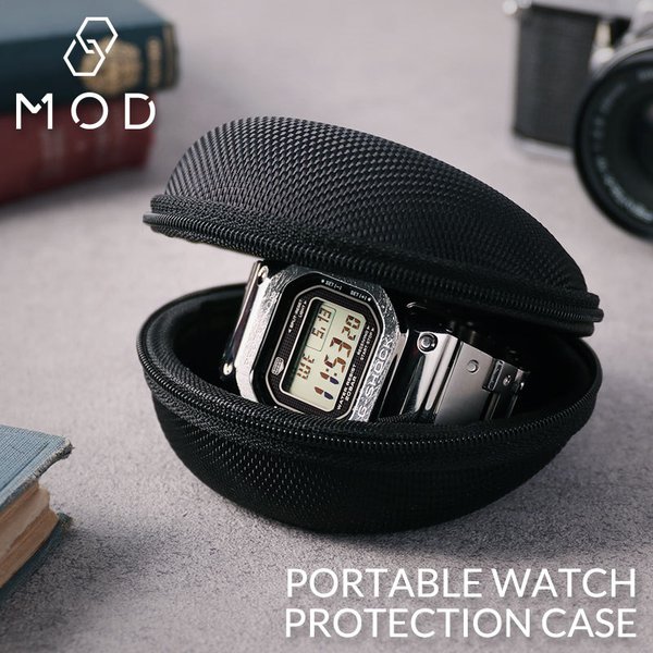 MOD ポータブルウォッチプロテクションケース 腕時計ケース 1本用 エムオーディー 高級 ブランド 時計 入れ ボックス MDCNN001BK 収納ケース 持ち運び｜watch-lab