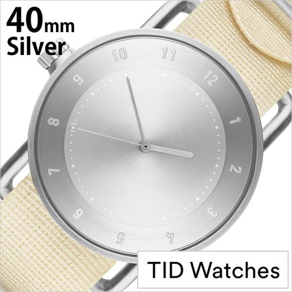 ƥåɥå  No.2 40mm TID Watches ӻ  ǥ ˥å С TID02-SV40-NWH