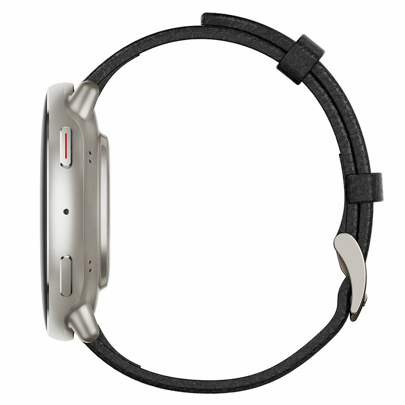 アマズフィット 腕時計 AMAZFIT スマートウォッチ アクティブ2 ユニセックス ブラック レザー 革 ベルト SP170073-C225 ランニング 睡眠 人気 おすすめ_2