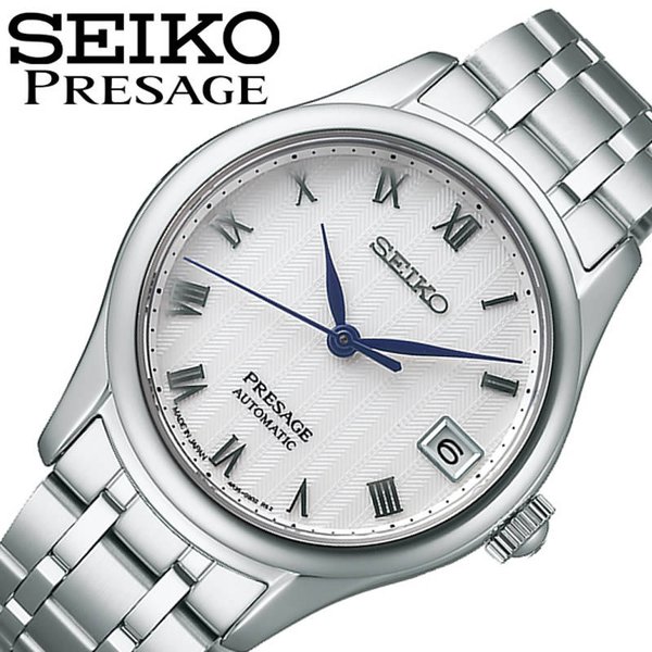 セイコー プレザージュ ベーシックライン 日本庭園 時計 SEIKO Presage Basic line Japanese garden  Ladies 腕時計 レディース ホワイト 人気 ブランド