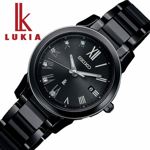 セイコー 腕時計 ルキア I Collection 池田エライザ コラボレーション限定モデル SEIKO LUKIA レディース ブラック 時計 SSQV099 人気 おしゃれ