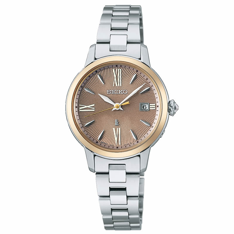 セイコー 腕時計 ルキア Grow SEIKO LUKIA レディース ブラウン