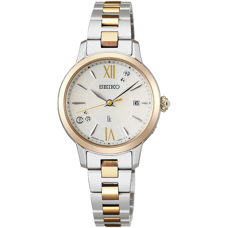 セイコー 腕時計 SEIKO 時計 ルキア アイボリー ゴールド レディース