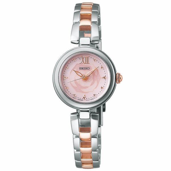 セイコー 腕時計 セレクション SEIKO SELECTION レディース ピンク シルバー ピンクゴールド 時計 SWFA193｜watch-lab｜02