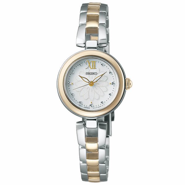 セイコー 腕時計 セレクション SEIKO SELECTION レディース ホワイト シルバー ゴールド 時計 SWFA198｜watch-lab｜02