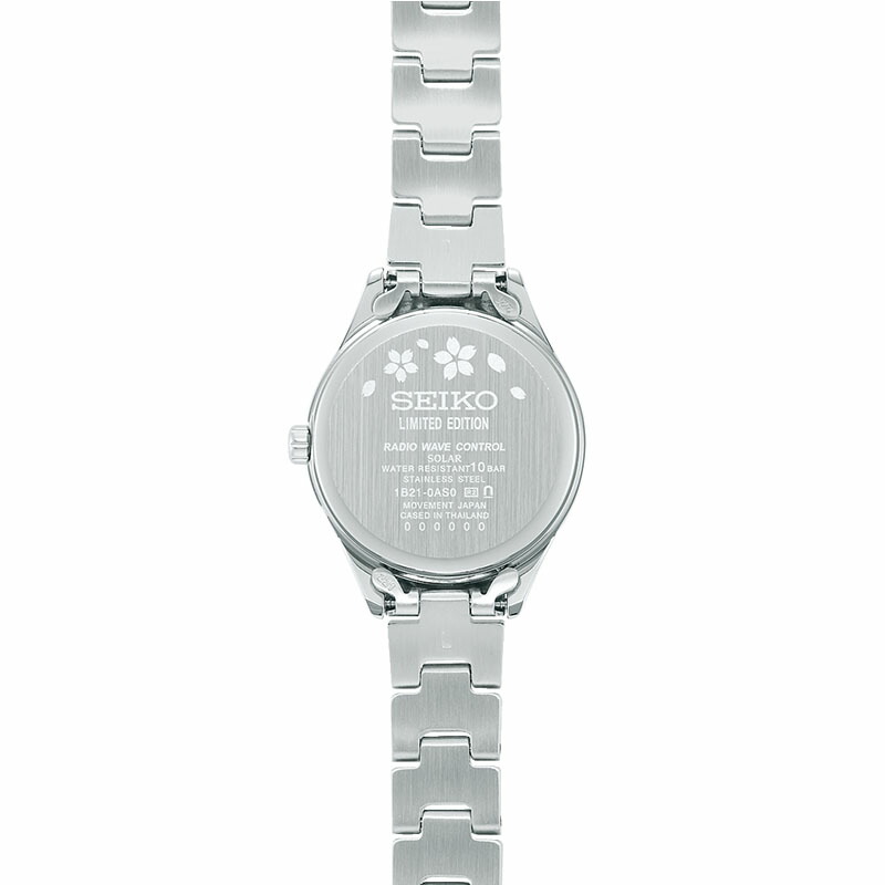 完動品 セイコー 腕時計 ファム SEIKO femme レディース ホワイト シルバー 時計 電波ソーラー 2023 SAKURA Blooming限定モデル SWFH122 人気 おすすめ プレゼント 【D2878268888】(18850円)