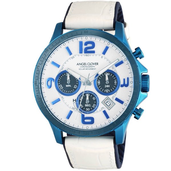 Angel Clover 腕時計 エンジェル クローバー 時計 タイムクラフト ソーラー TIME CRAFT SOLAR メンズ/ホワイト TCS44BNV-WH｜watch-lab｜02