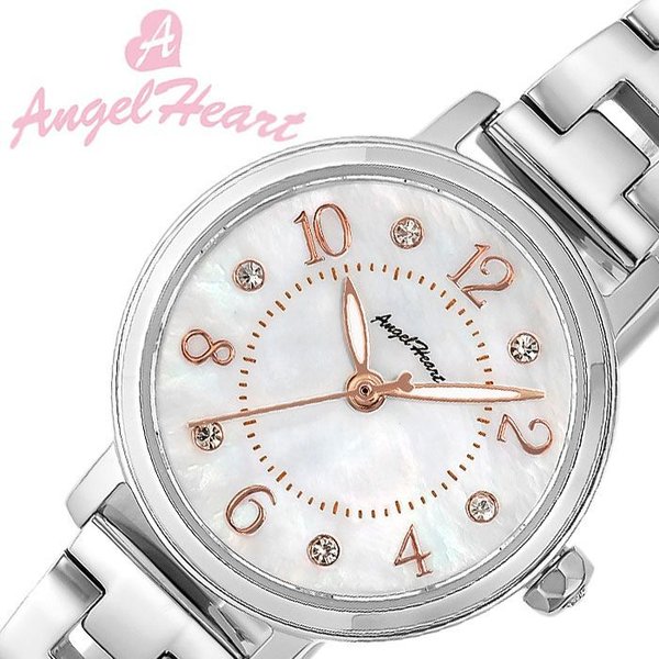 エンジェルハート 時計 Angel Heart 腕時計 トゥインクルハート Twinkle Heart レディース ホワイト THN24SS 正規品 人気 ブランド ソーラー アクセサリー