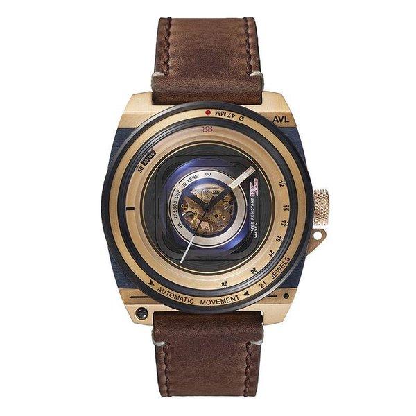 タックス 腕時計 ビンテージ レンズ オートマチック2 替えベルト付き 限定モデル TACS 時計 VINTAGE LENS AUTOMATICII メンズ ブラック ゴールド TS1803JP｜watch-lab｜05