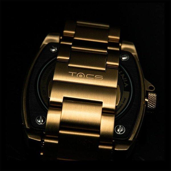 タックス 腕時計 ビンテージ レンズ オートマチック2 替えベルト付き 限定モデル TACS 時計 VINTAGE LENS AUTOMATICII メンズ ブラック ゴールド TS1803JP｜watch-lab｜07