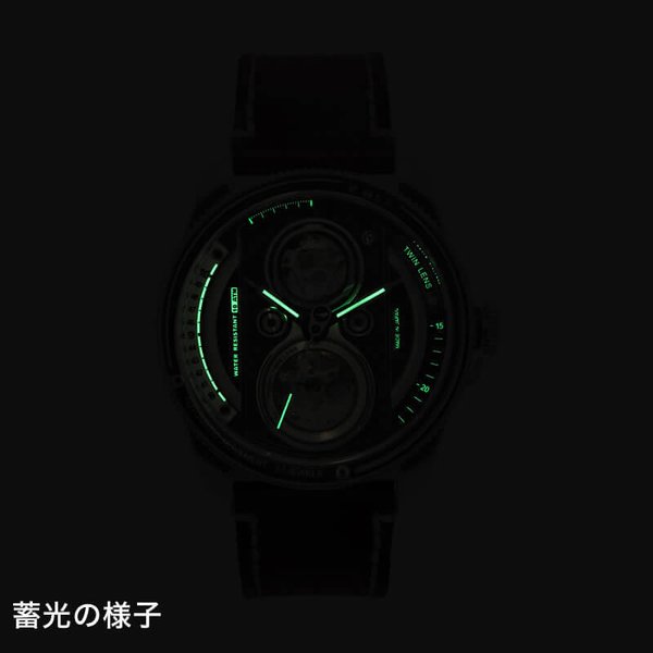タックス 腕時計 ツインレンズ TACS TWINLENS メンズ ブラック 時計 TS2002B-SET | TACS | 06