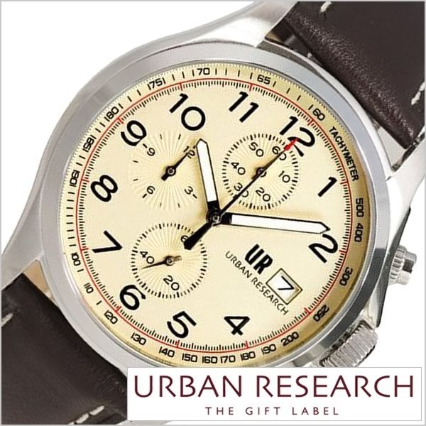 アーバンリサーチ腕時計 URBAN RESEARCH時計 URBAN RESEARCH 腕時計 アーバンリサーチ 時計 メンズ ベージュ UR003-03｜watch-lab