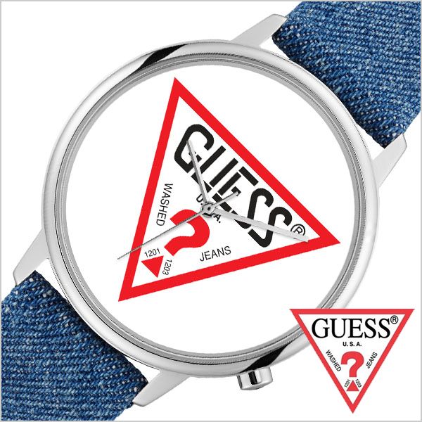 ゲス 腕時計 GUESS 時計 ハリウッド Hollywood ユニセックス メンズ レディース ホワイト V1001M1 正規品 ストリート 個性的  シンプル スポーツミックス 防水