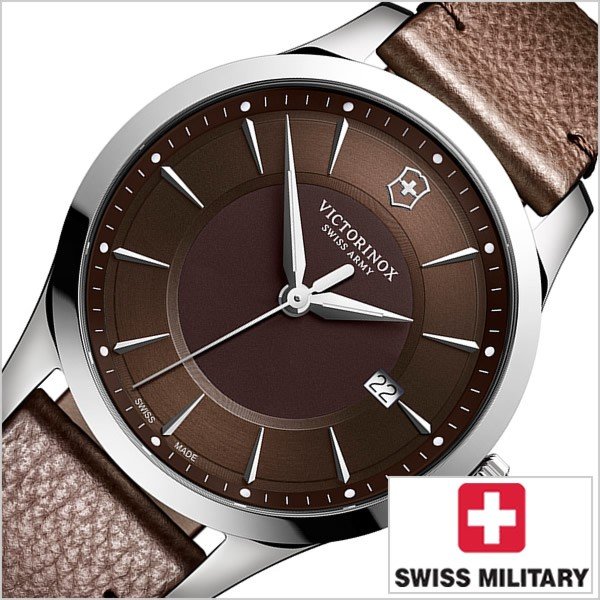 ビクトリノックス スイスアーミー 腕時計 VICTORINOX SWISS ARMY 時計 アライアンス ALLIANCE メンズ ブラウン VIC-241805