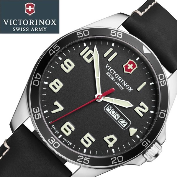 ビクトリノックス スイスアーミー フィールドフォース 時計 VICTORINOX SWISSARMY FIELD FORCE 腕時計 メンズ ブラック 241846 人気 防水 ブランド