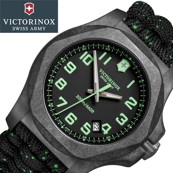 ビクトリノックス スイスアーミー イノックス カーボン 時計 VICTORINOX SWISSARMY I.N.O.X. CARBON 腕時計 メンズ ブラック 241859 人気 防水 ブランド