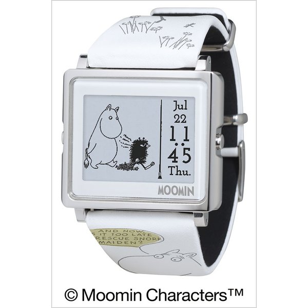 エプソン スマートキャンバス 時計 EPSON Smart Canvas 腕時計 ムーミン コミックス ひとりぼっちのムーミン MOOMIN  COMICS ユニセックス レディース W1-MM50110 : w1-mm50110 : 正規腕時計の専門店ウォッチラボ - 通販 -  Yahoo!ショッピング