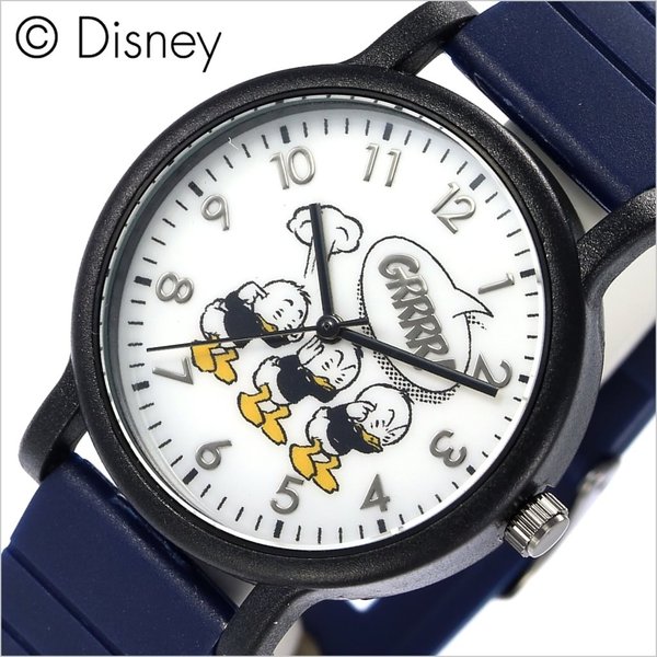 ディズニー 腕時計 ドナルド Disney 時計 Donald レディース キッズ 男の子 女の子 ホワイト WD-H02-DD｜watch-lab