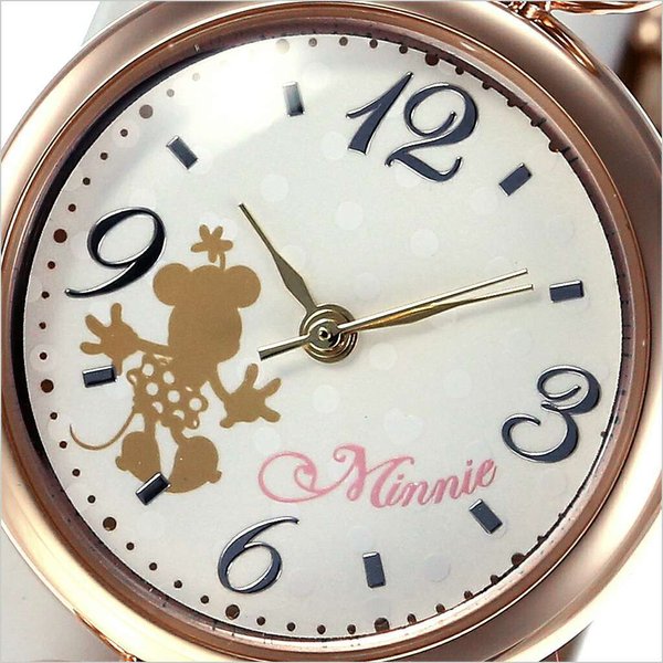 ディズニー 腕時計 ミニー Disney 時計 Minnie レディース キッズ 女の子 ホワイト WMK-B08-PG｜watch-lab｜03