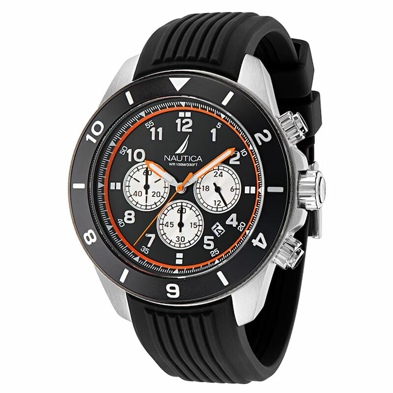 ノーティカ 腕時計 ノーティカワン NAUTICA ONE メンズ BLACK/ORANGE