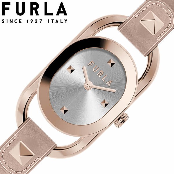 フルラ 腕時計 FURLA 時計 スタッズインデックス STUDSINDEX レディース シルバー WW00008003L3