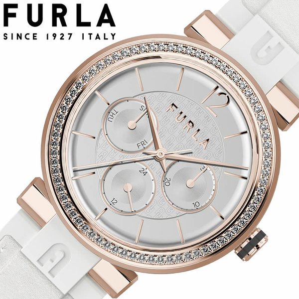 フルラ 腕時計 FURLA 時計 マルチファンクション MULTIFUNCTION レディース ホワイト WW00011003L3