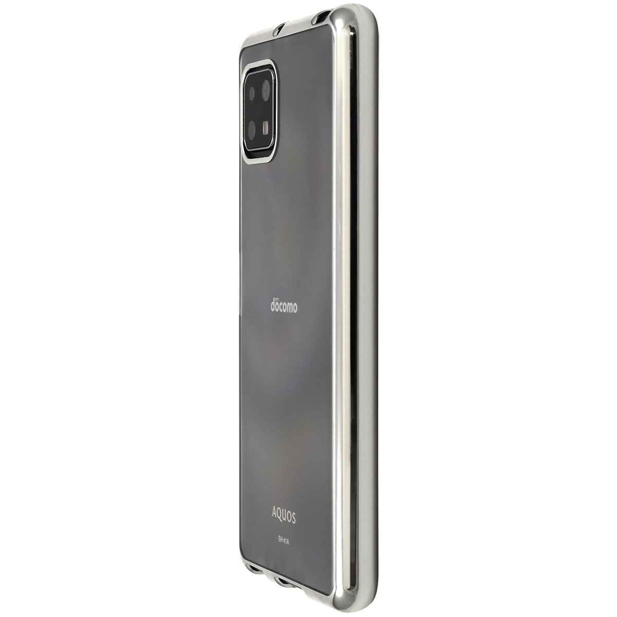 AQUOS sense4/lite/basic/AQUOS sense5G用メタリックバンパーソフトクリアケース 2020年秋発売   2021年2月発売 AQUOS sense5G 使用可 かっこいい シンプル｜watch-me｜04