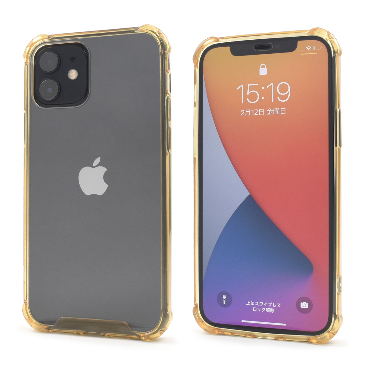 iPhone 12/iPhone 12 Pro用カラーバンパークリアケース 2020年秋発売 6.1インチ アイフォン 12 プロ ケース｜watch-me｜06