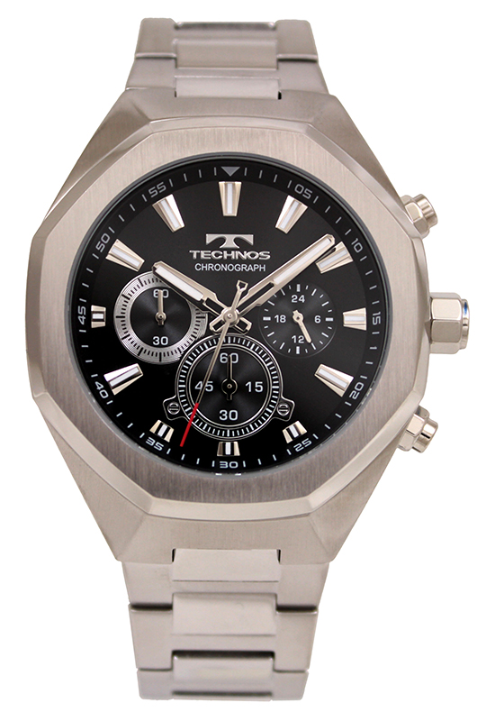 TECHNOS（テクノス） T6C20 オールステンレス クロノグラフ 腕時計