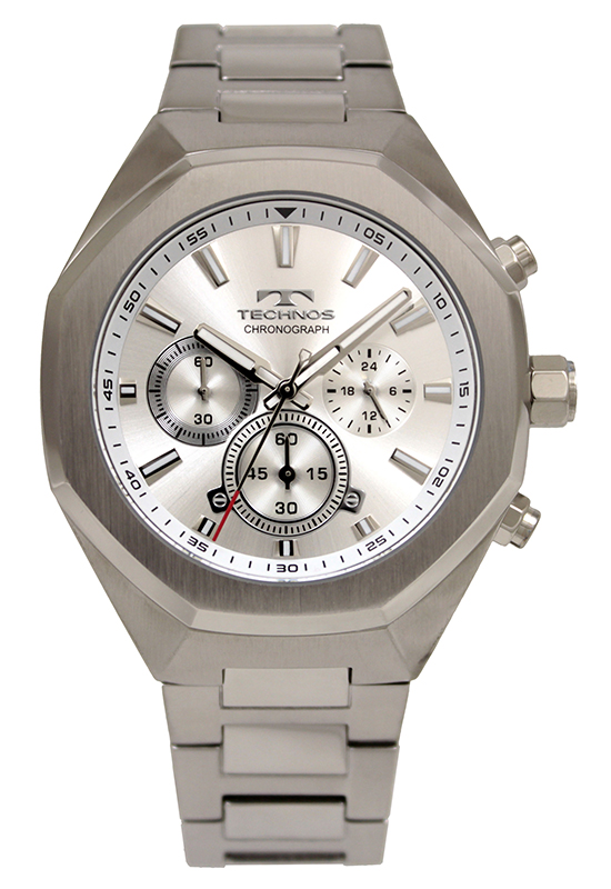 TECHNOS（時計） テクノス T6C20 オールステンレス クロノグラフ