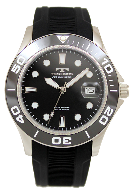 【新品・未使用】 TECHNOS テクノス ブラックセラミック T9831TB Amazon.co.jp: [テクノス]TECHNOS セラミックサファイア メンズ
