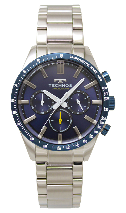 テクノス T9B87 オールステンレス クロノグラフ 腕時計 メンズ TECHNOS 