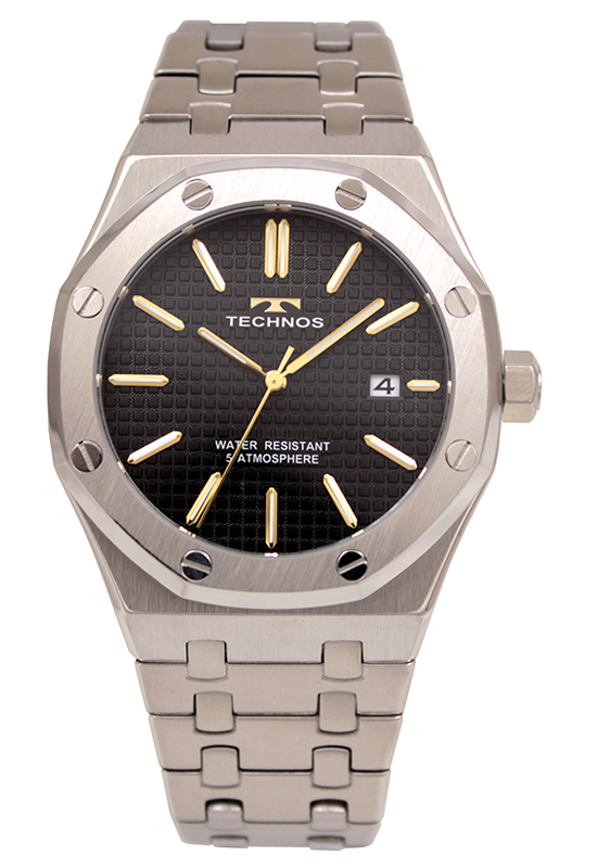 KenKen[テクノス] 腕時計 デイト T9C07SH メンズ シルバー TECHNOS（時計） テクノス T9C07 オールステンレス 三針