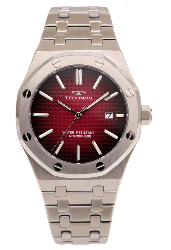 手品 オールドデック3個 TECHNOS（時計） テクノス T9C07 オールステンレス 三針