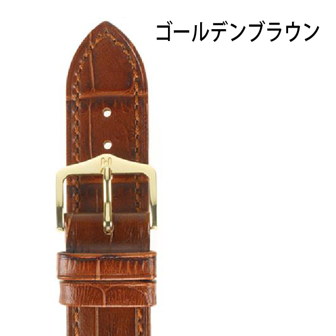 HIRSCH Lucca Golden Brown Tuscan Calfskin Leather Watch Strap