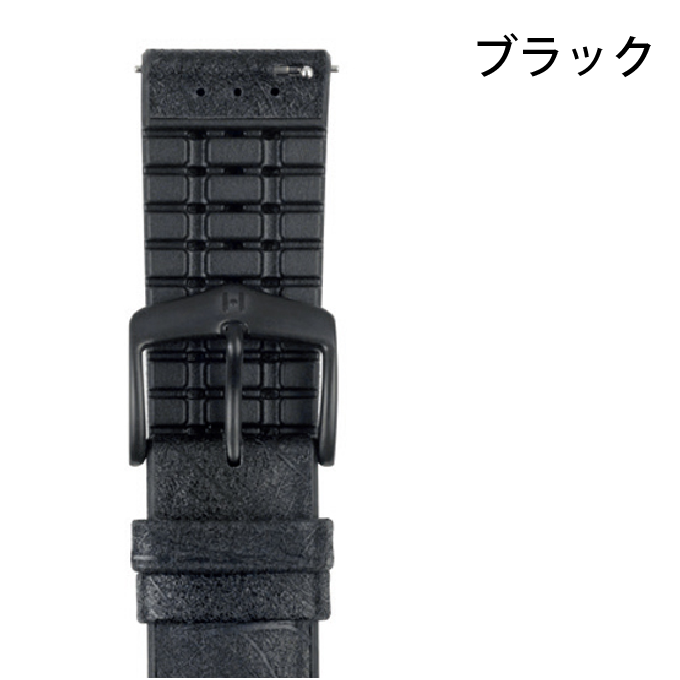 HIRSCH 時計替えベルト 20mm ラバー ブラック 黒 ② 【公式通販】