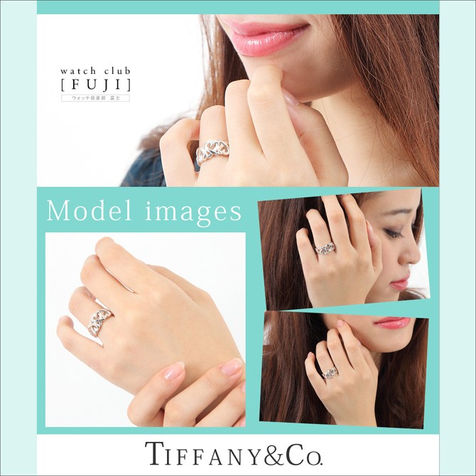 ティファニー ＴＩＦＦＡＮＹ＆ＣＯ. トリプル ラビング ハート リング