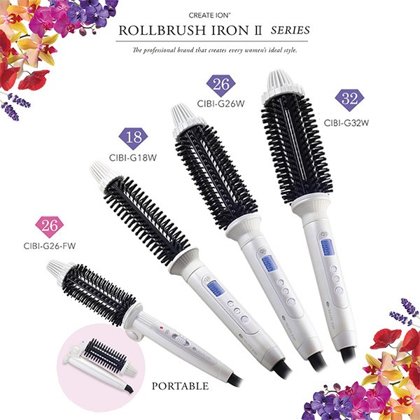 クレイツイオン ロールブラシアイロンii ポータブル アイロン 26mm Cibi G26 Fw リコメン堂 通販 Paypayモール
