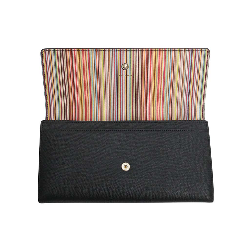 【並行輸入品】ポールスミス PAUL SMITH 長財布 m1a-4608x-bmults-79 メンズ ブラックの画像