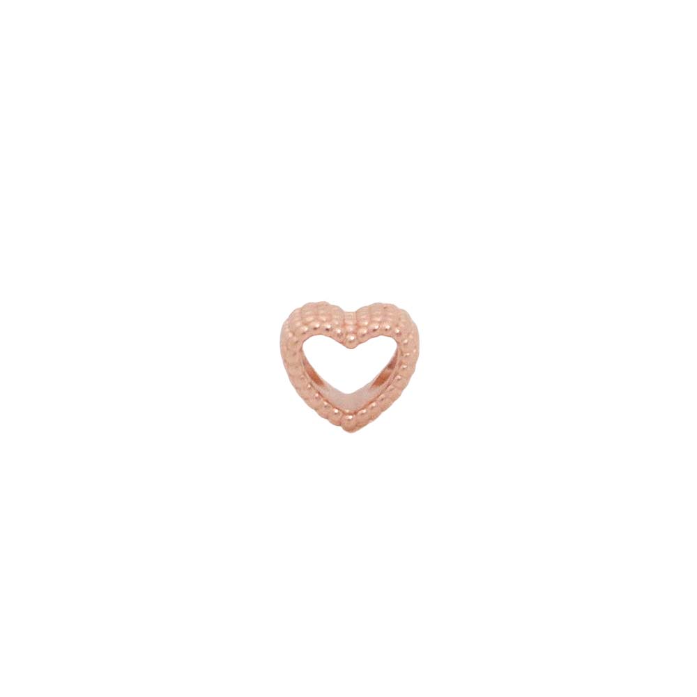 【並行輸入品】パンドラ PANDORA Moments Beaded Open Heart Charm チャーム 787516 レディース ローズゴールドの画像