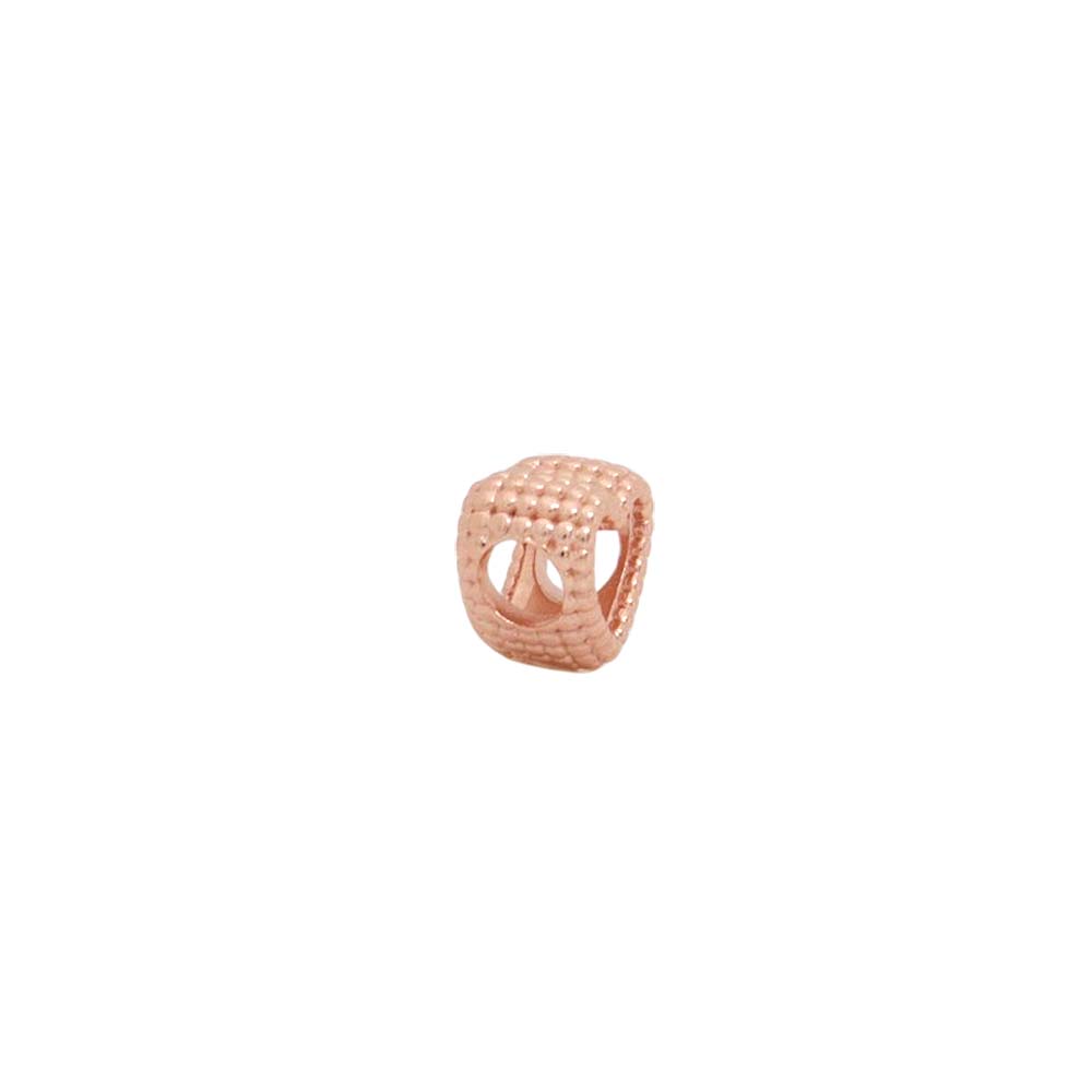 【並行輸入品】パンドラ PANDORA Moments Beaded Open Heart Charm チャーム 787516 レディース ローズゴールドの画像