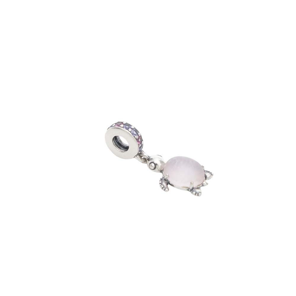 【並行輸入品】パンドラ PANDORA Moments Murano Glass Pink Sea Turtle Dangle Charm チャーム 798939c02 レディース ピンクの画像
