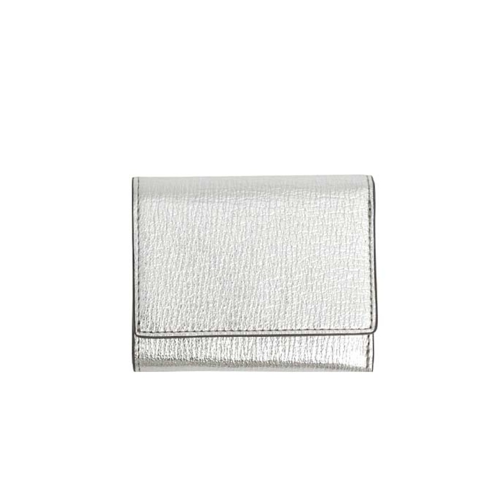 新品 未使用 財布 アニヤハインドマーチ アイズ ミニウォレット シルバー アニヤハインドマーチ Anya Hindmarch 5050925147453 三つ折り財布