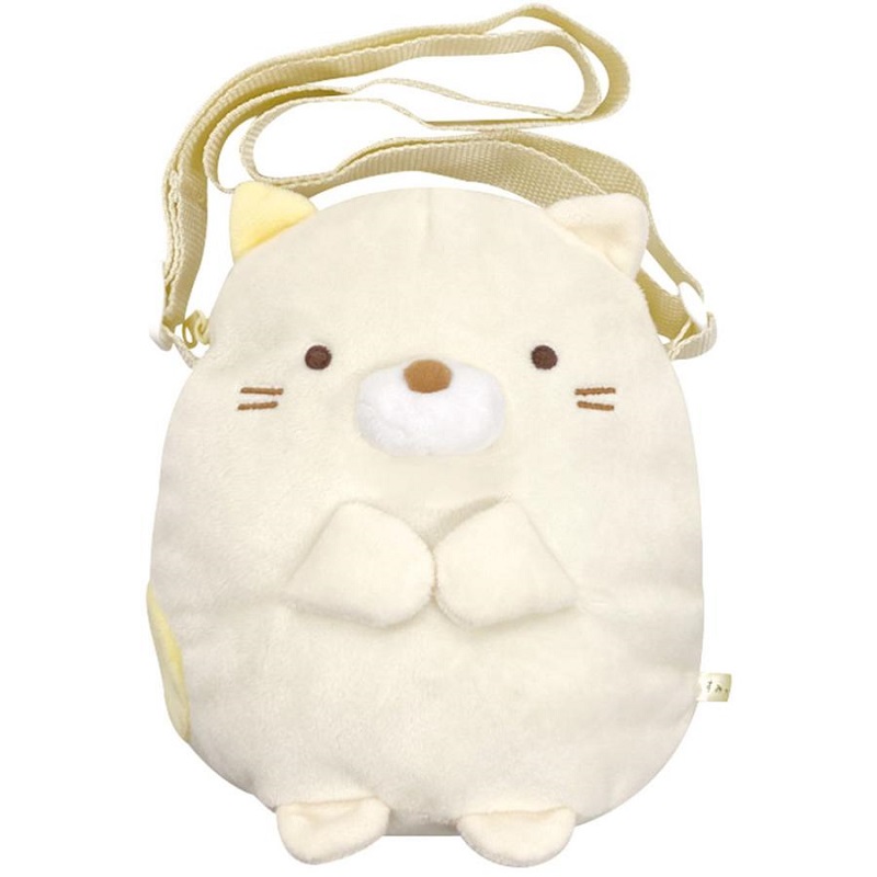 すみっコぐらし グッズ ぬいぐるみポシェット しろくま ねこ ぺんぎん? とかげ ショルダーバッグ キャラクター 推し活 推し活グッズ｜watchshop-hanna｜06