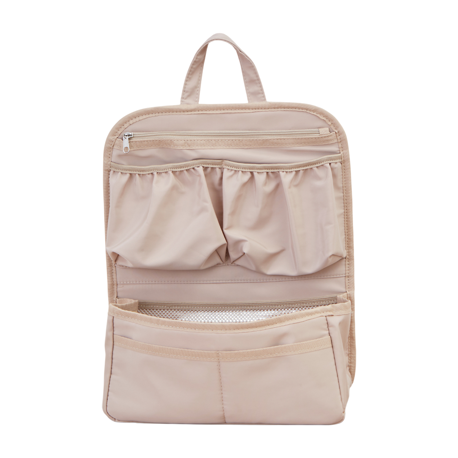 バッグインバッグ リュック 撥水 軽量 大容量 ドリンクホルダー付き 多