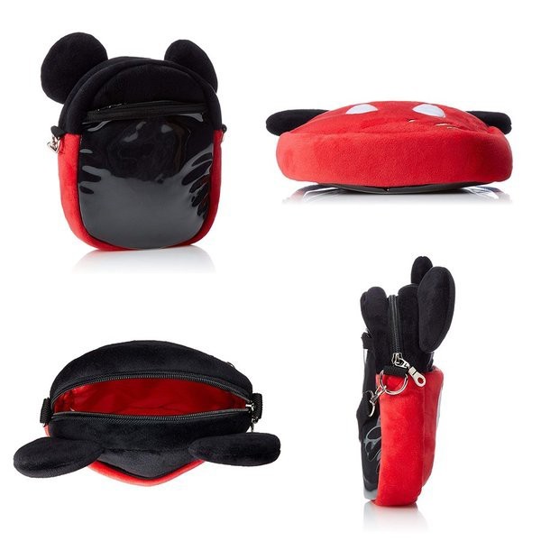 Disney - ディズニーグッズ　まとめ売り　ミニーカチューシャ　ミッキー手袋　ミニーポシェット Amazon.co.jp: ミニーマウス カチューシャ型キーチェーン