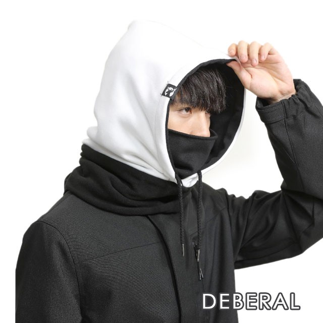 すぐ発送 フードウォーマー リバーシブル フェイスマスクにもなる