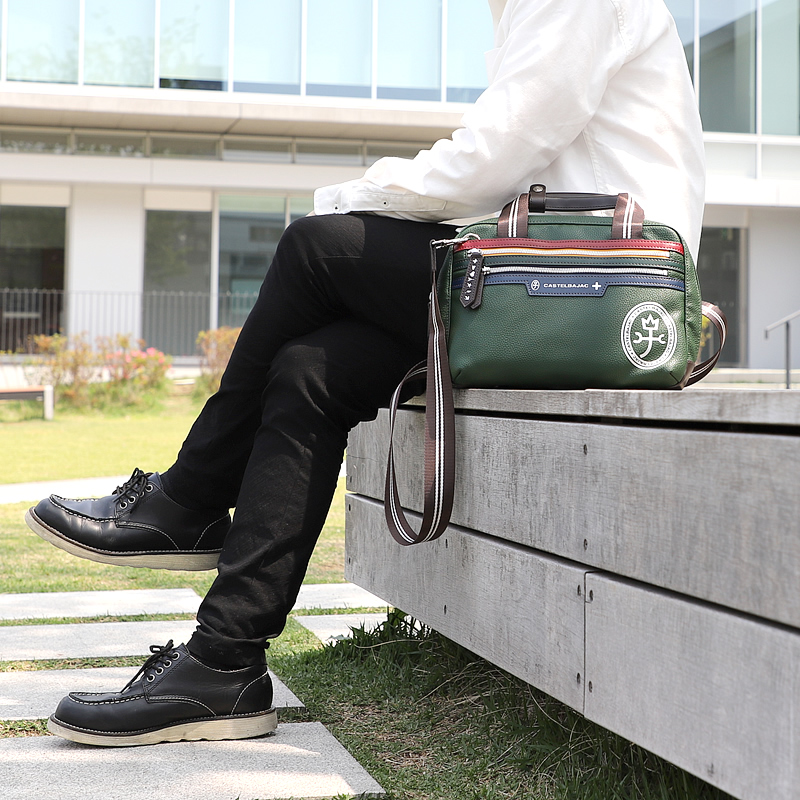極美品　カステルパジャック　ショルダーバッグ　2way ヨット　ブリーフケース 極美品 カステルパジャック ショルダーバッグ 2way ヨット