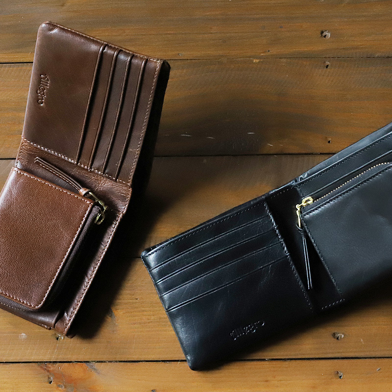 Allegro アレグロ エスポワール 二つ折り財布 札入れ ウォレット 折
