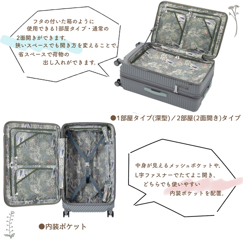 HaNT ハント ココント スーツケース 88L 102L 7泊 8泊 9泊 10泊 1週間